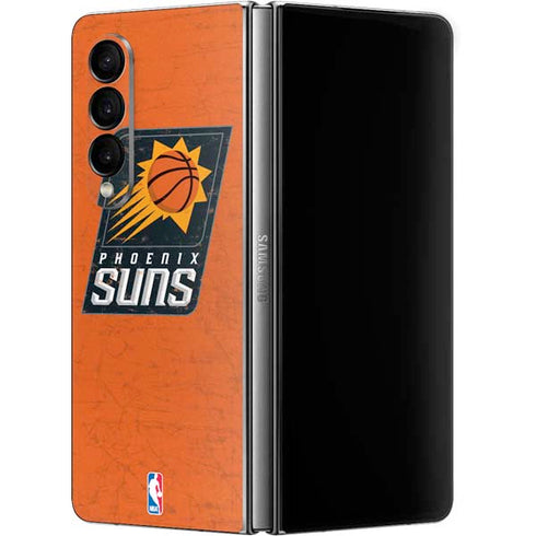 NBA Phoenix Suns Distressed Galaxy Z Fold4 5G Skin